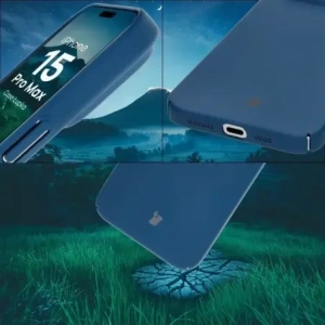 Kup Caz Bizon Lupka Apple iPhone 15 Pro Max albastru - BIZ9553 - {ean13} - Sklep Home Screen