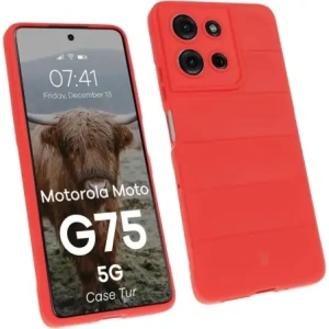 Kup Bizon Case Tur Motorola Moto G75 5G rot - BIZ9554 - {ean13} - Sklep Home Screen