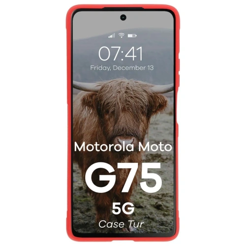 Kup Bizon Case Tur Motorola Moto G75 5G rot - BIZ9554 - {ean13} - Sklep Home Screen