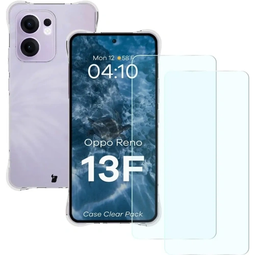 Kup Etui + 2x szkło na ekran Bizon Case Clear Pack do Oppo Reno13F - BIZ9555 - {ean13} - Sklep Home Screen