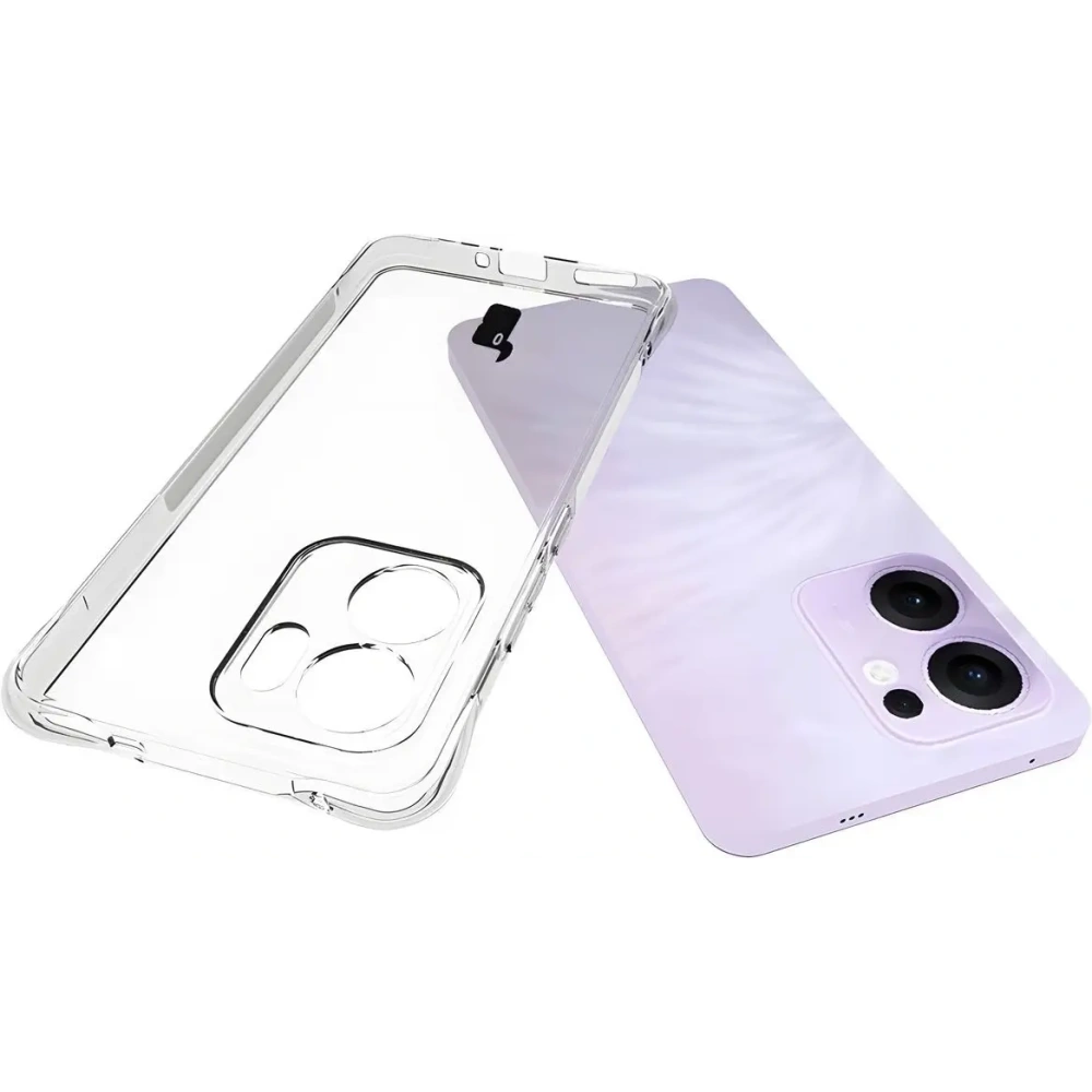 Etui + 2x szkło na ekran Bizon Case Clear Pack do Oppo Reno13F