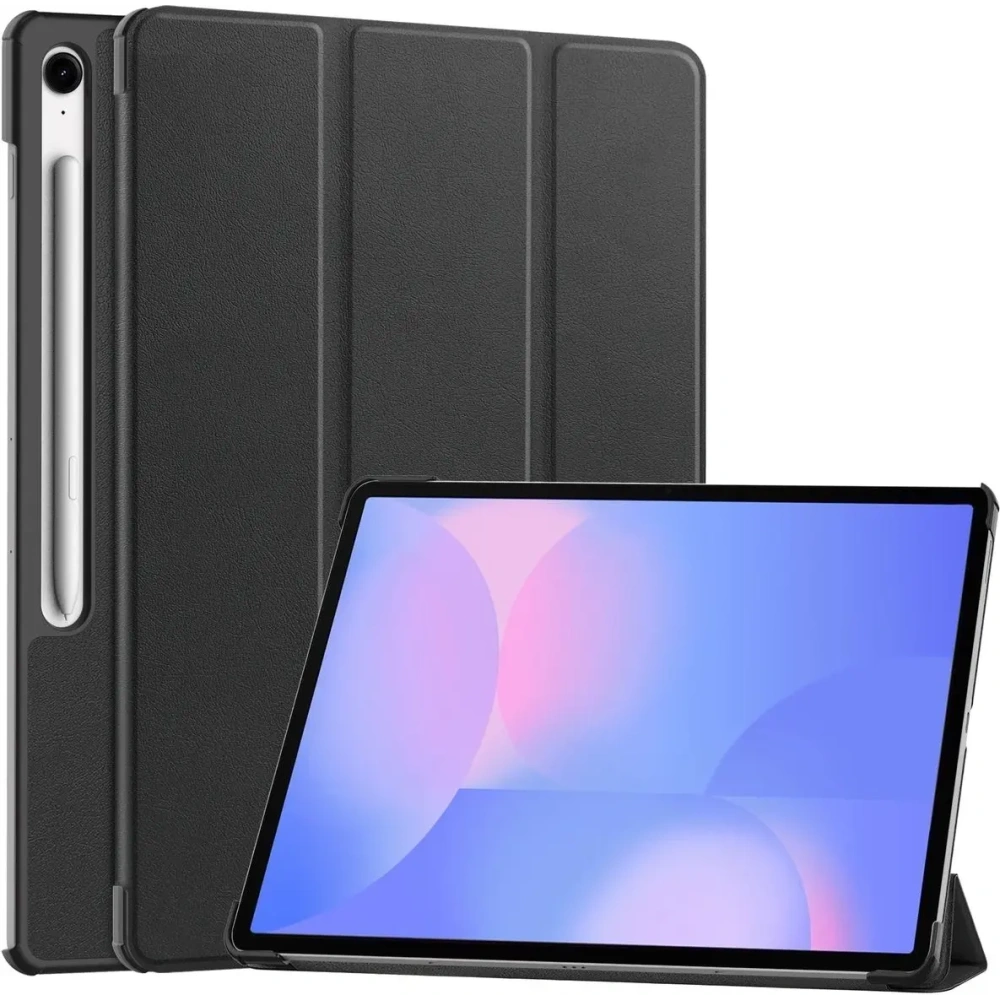 Etui z klapką Bizon Case Tab Croc do Samsung Galaxy Tab S10 FE+ Plus czarne