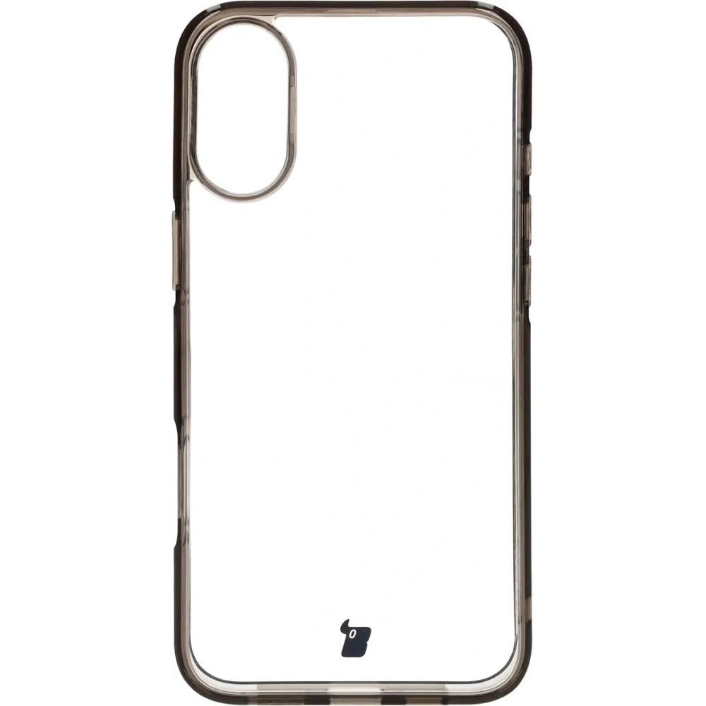 Etui Bizon Case Halo do Apple iPhone 16 Plus przydymione-czarne