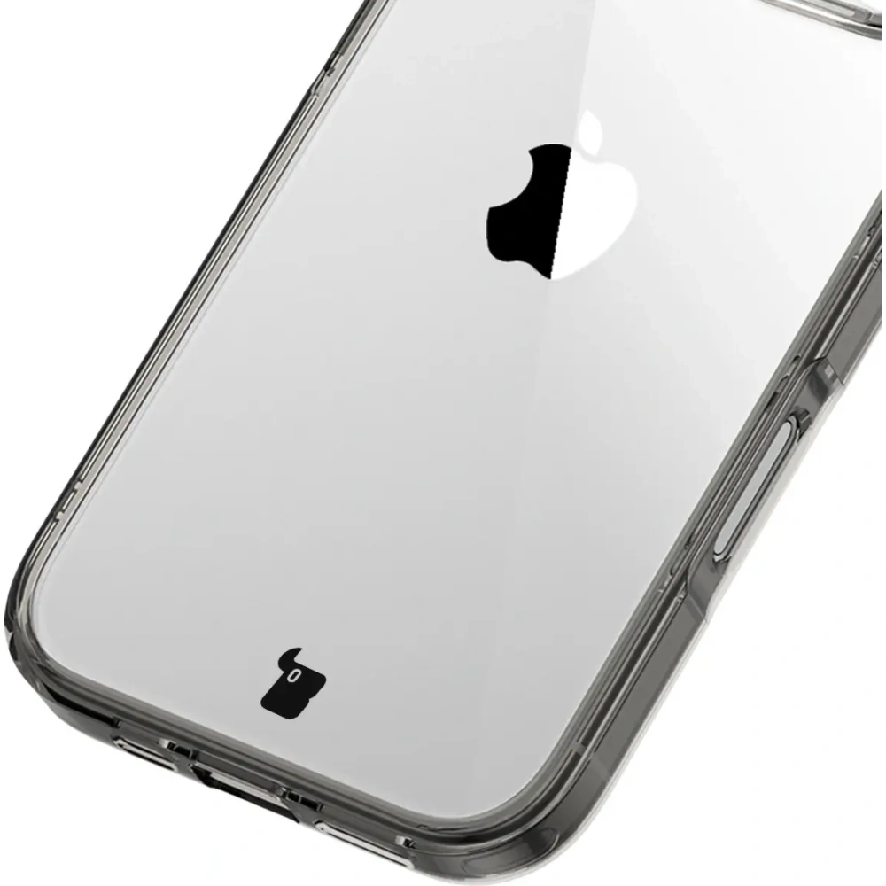Etui Bizon Case Halo do Apple iPhone 16 Plus przydymione-czarne