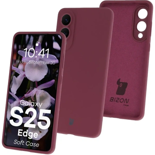 Kup Bizon Soft Case Samsung Galaxy S25 Edge tmavě fialový - BIZ9561 - {ean13} - Sklep Home Screen