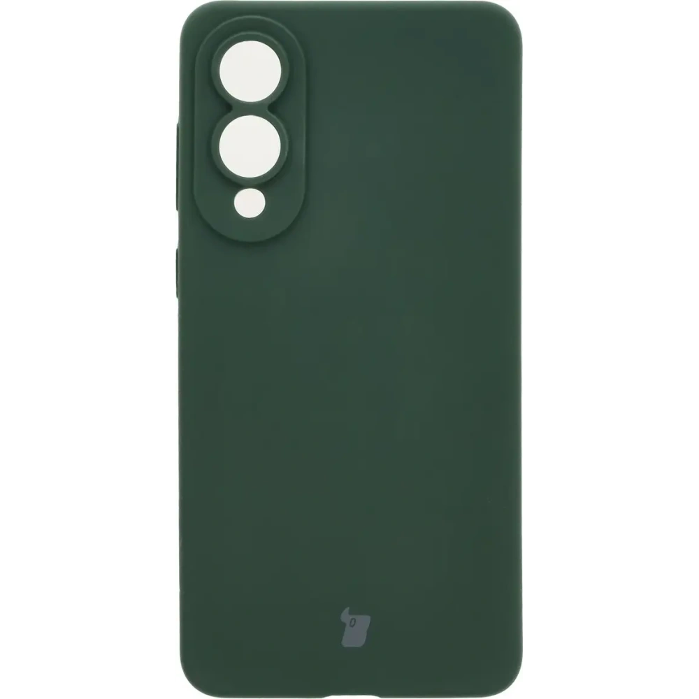 Silikonowe etui Bizon Soft Case do Samsung Galaxy S25 Edge ciemnozielone