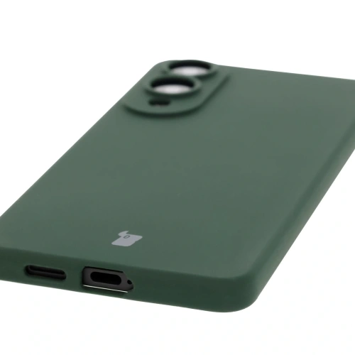 Kup Silikonowe etui Bizon Soft Case do Samsung Galaxy S25 Edge ciemnozielone - BIZ9562 - {ean13} - Sklep Home Screen