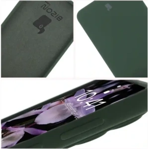 Kup Silikonowe etui Bizon Soft Case do Samsung Galaxy S25 Edge ciemnozielone - BIZ9562 - {ean13} - Sklep Home Screen