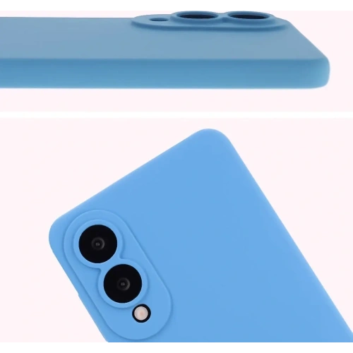 Kup Silikonowe etui Bizon Soft Case do Samsung Galaxy S25 Edge niebieskie - BIZ9563 - {ean13} - Sklep Home Screen
