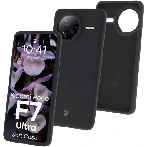Kup Silikonowe etui Bizon Soft Case do Xiaomi POCO F7 Ultra czarne - BIZ9567 - {ean13} - Sklep Home Screen