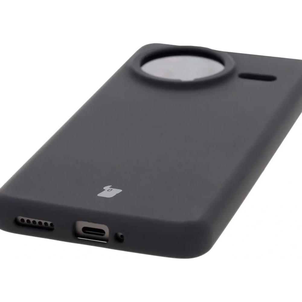 Silikonowe etui Bizon Soft Case do Xiaomi POCO F7 Ultra czarne