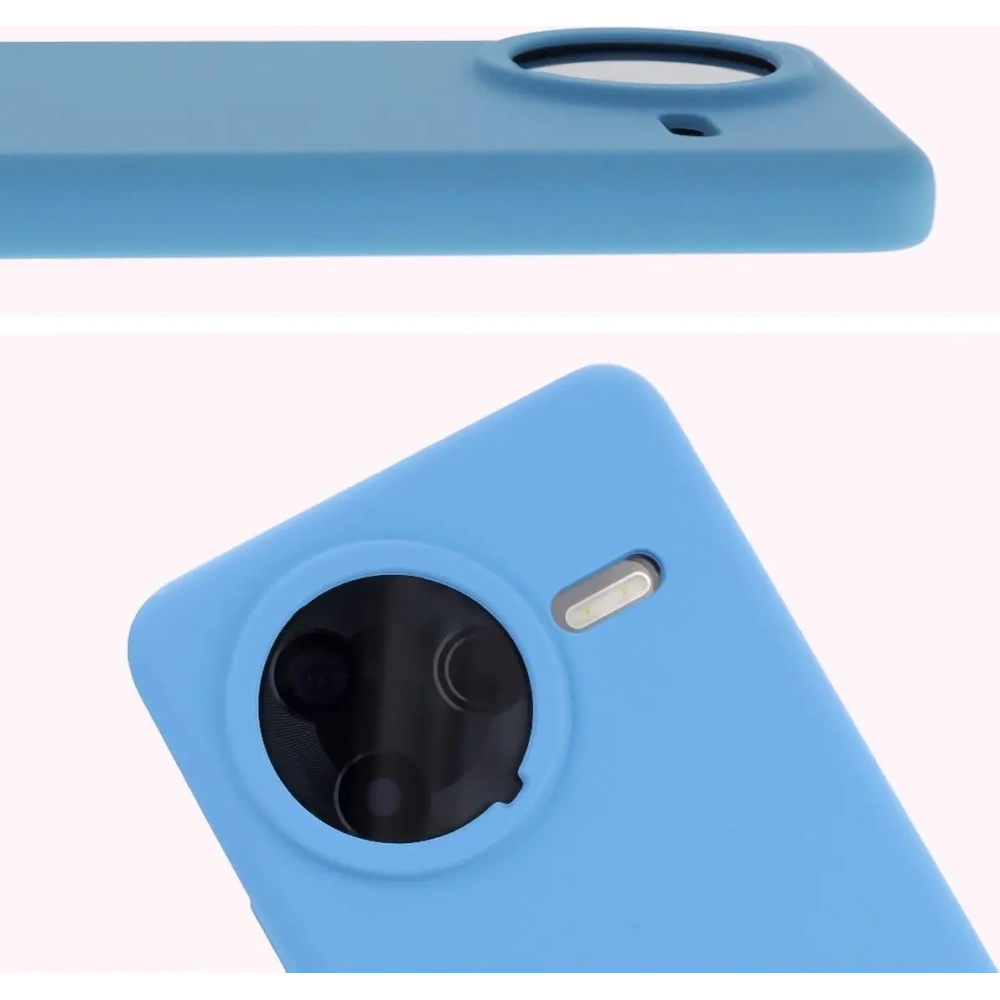 Silikonowe etui Bizon Soft Case do Xiaomi POCO F7 Ultra niebieskie