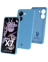 Silikonowe etui Bizon Soft Case do Xiaomi POCO X7 Pro niebieskie