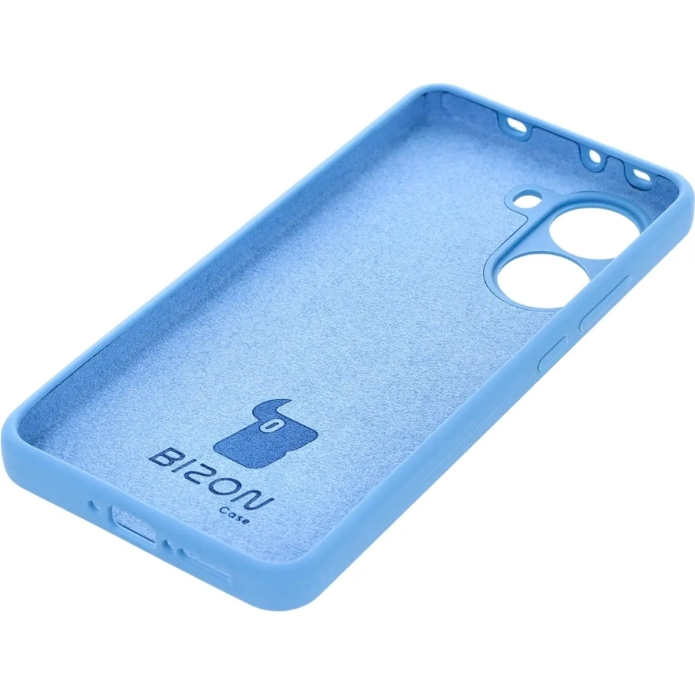Silikonowe etui Bizon Soft Case do Xiaomi POCO X7 Pro niebieskie