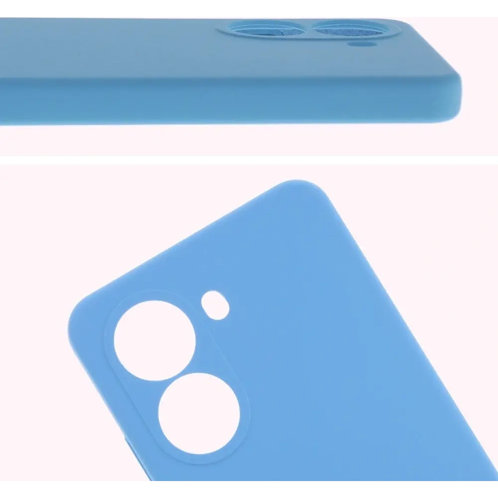 Silikonowe etui Bizon Soft Case do Xiaomi POCO X7 Pro niebieskie