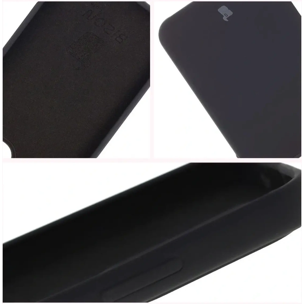 Silikonowe etui Bizon Soft Case do Oppo Reno13 Pro czarne
