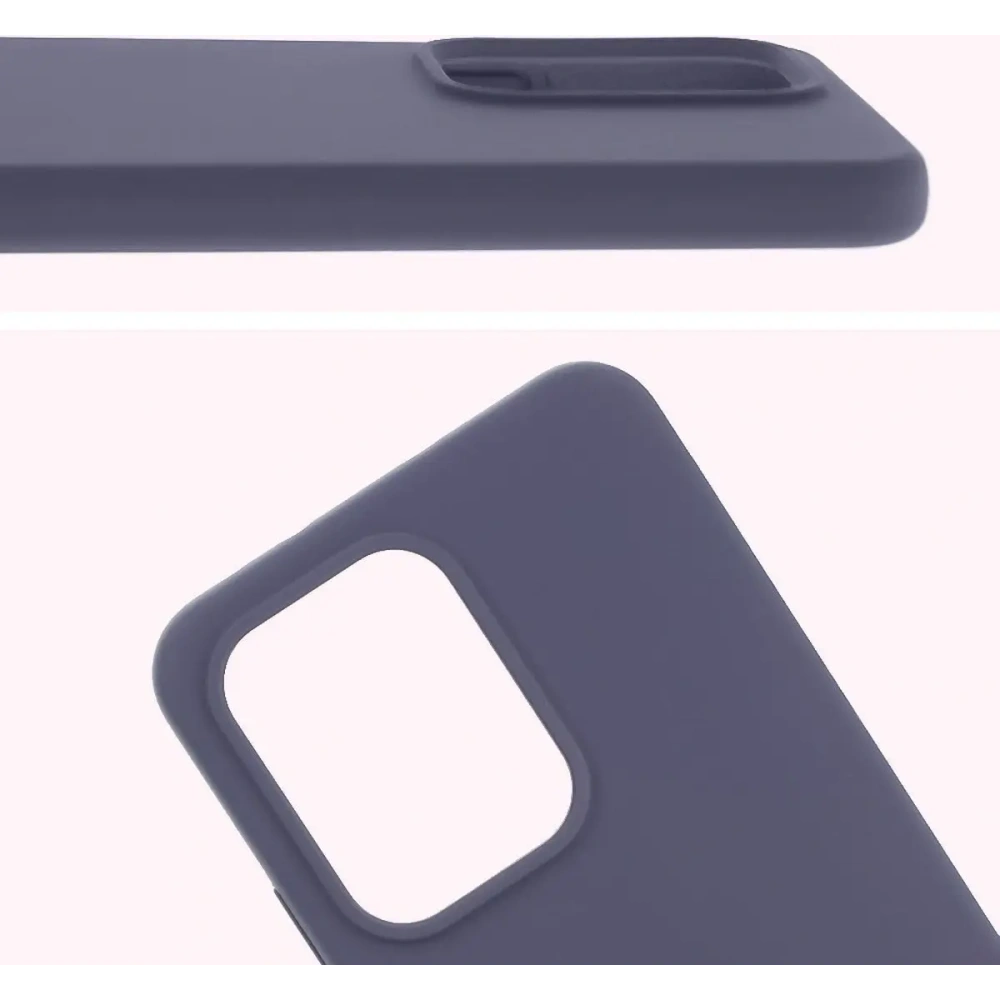 Silikonowe etui Bizon Soft Case do Oppo Reno13 ciemnoniebieskie