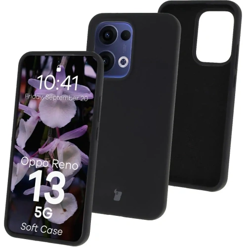Kup Silikonowe etui Bizon Soft Case do Oppo Reno13 czarne - BIZ9576 - {ean13} - Sklep Home Screen
