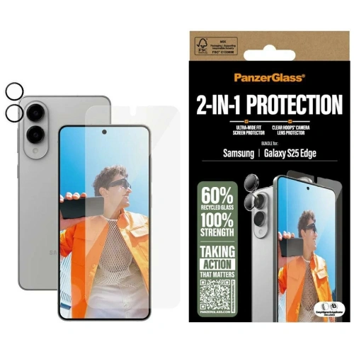 Buy PanzerGlass Hoops+UWF 2in1 Set Samsung Samsung Galaxy S25 Edge - PZG1036 - {ean13} - Home Screen Store Europe