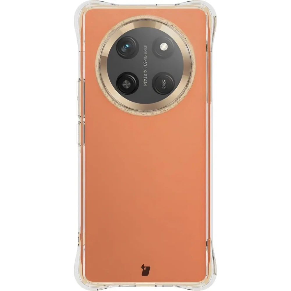 Etui + 2x folia na ekran Bizon Case Clear Pack do Honor Magic7 Lite