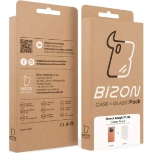 Kup Bizon Case Clear Pack flexibilní pouzdro + 2x ochranná fólie na displej Honor Magic7 Lite - BIZ9581 - {ean13} - Sklep Home Screen