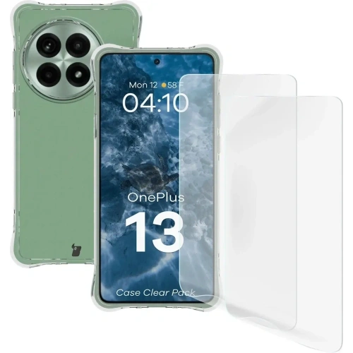 Buy Bizon Case Clear Pack flexible case + 2x screen film OnePlus 13 - BIZ9582 - {ean13} - Home Screen Store Europe