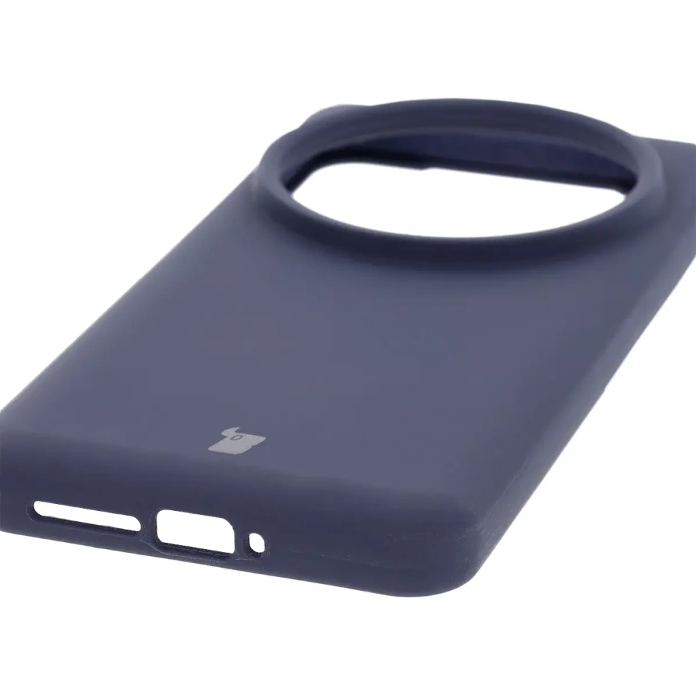 Silikonowe etui Bizon Soft Case do Xiaomi 15 Ultra ciemnoniebieskie