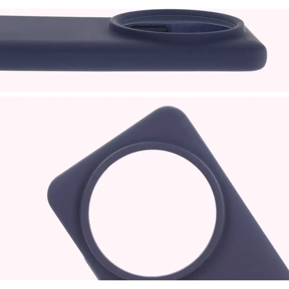 Silikonowe etui Bizon Soft Case do Xiaomi 15 Ultra ciemnoniebieskie