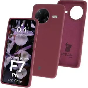 Kup Silikonowe etui Bizon Soft Case do Xiaomi POCO F7 Pro ciemnofioletowe - BIZ9584 - {ean13} - Sklep Home Screen