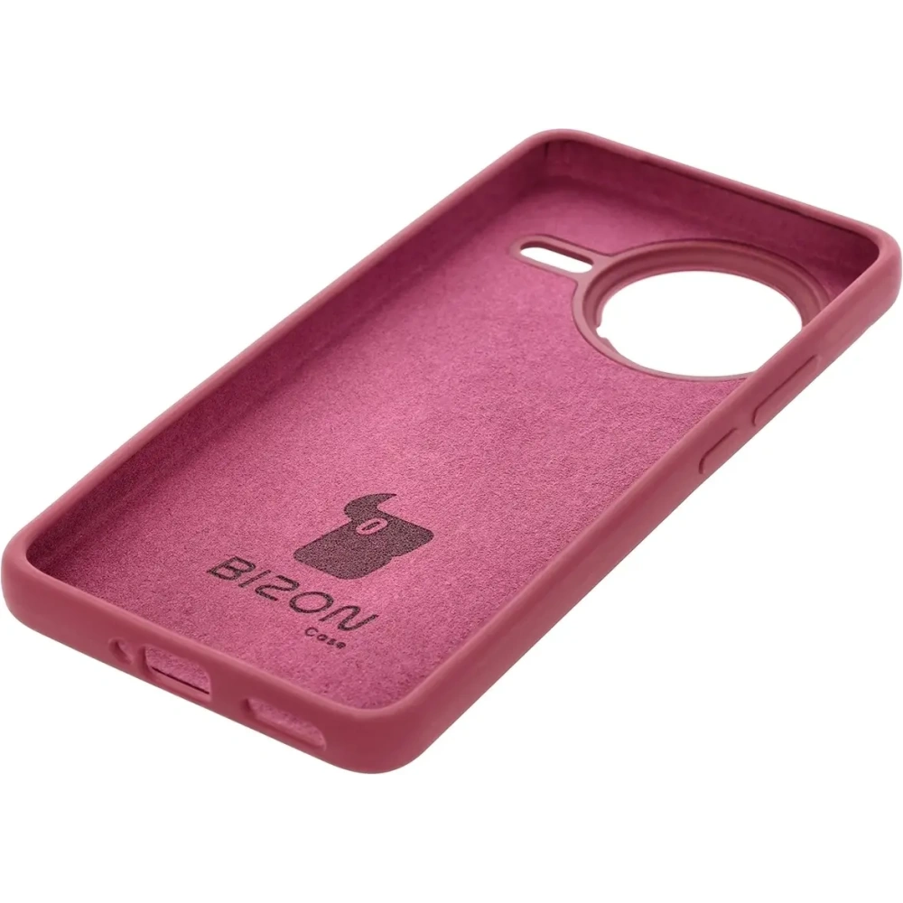 Silikonowe etui Bizon Soft Case do Xiaomi POCO F7 Pro ciemnofioletowe