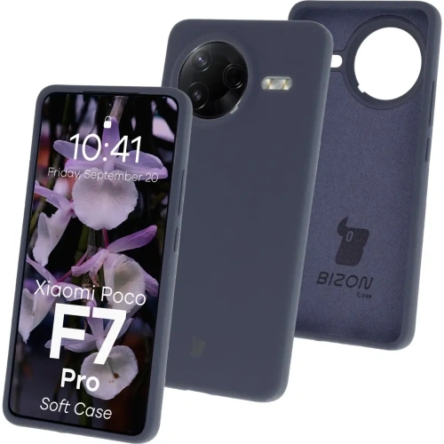 Kup Bizon Soft Case Xiaomi POCO F7 Pro sötétkék - BIZ9585 - {ean13} - Sklep Home Screen