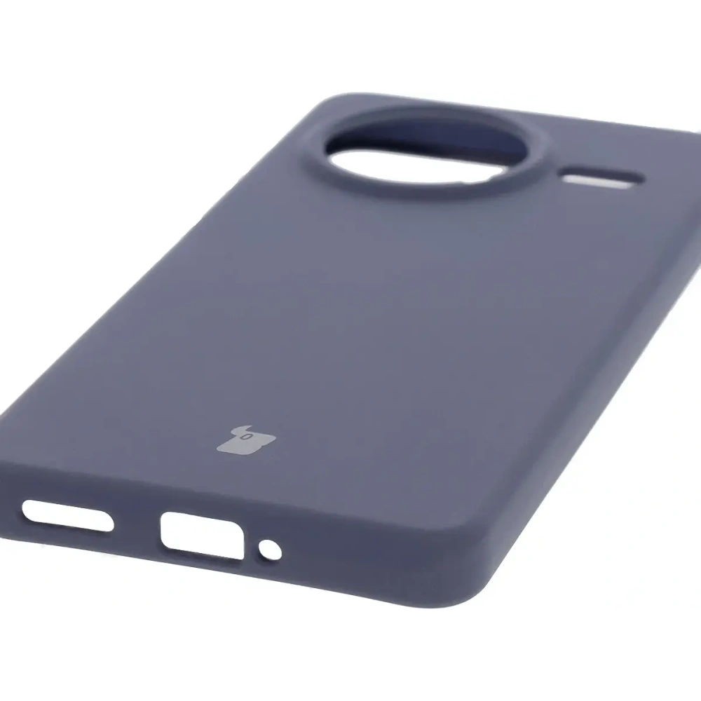 Silikonowe etui Bizon Soft Case do Xiaomi POCO F7 Pro ciemnoniebieskie