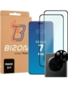 Bizon Edge 3D Pack 2x gehärtetes Glas + 1x Objektivschutz für Honor Magic7 Pro