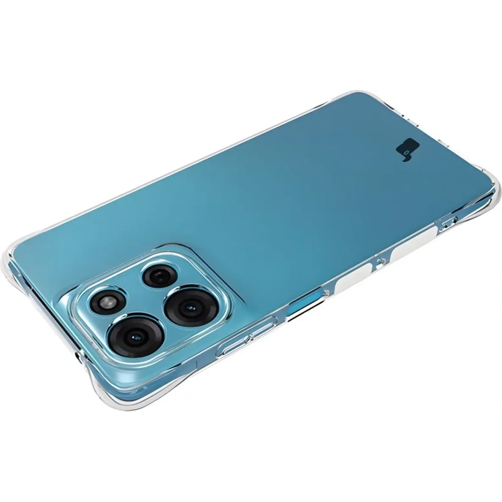 Etui + 2x folia na ekran Bizon Case Clear Pack do Motorola Moto G75 5G