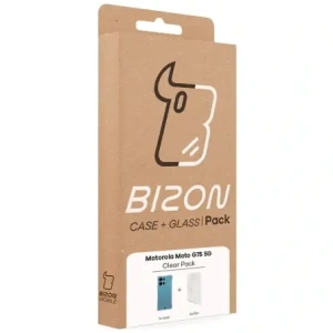 Buy Bizon Case Clear Pack flexible case + 2x screen film Motorola Moto G75 5G - BIZ9588 - {ean13} - Home Screen Store Europe