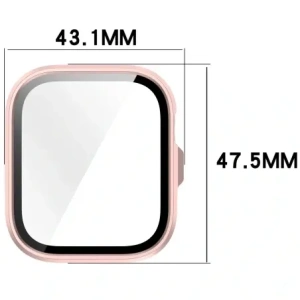 Kup Etui ze szkłem do zegarka Bizon Case+Glass Watch do Huawei Watch Fit 4 Pro satynowo różowe - BIZ9591 - {ean13} - Sklep Home Screen