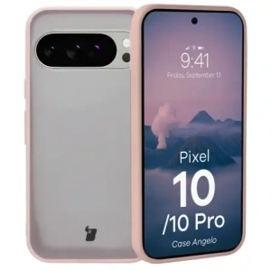 Buy Bizon Case Angelo Google Pixel 10 / 10 Pro semi-transparent with a pink frame - BIZ9592 - {ean13} - Home Screen Store Europe
