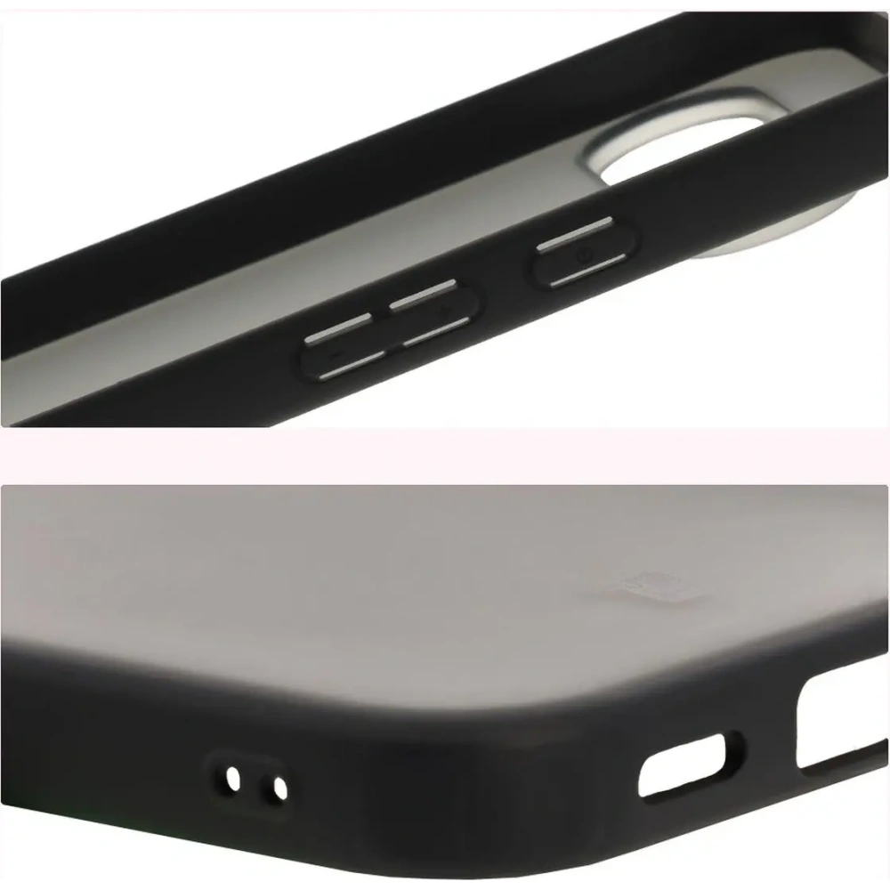 Etui Bizon Case Angelo do Google Pixel 10 / 10 Pro przydymione z czarną ramką