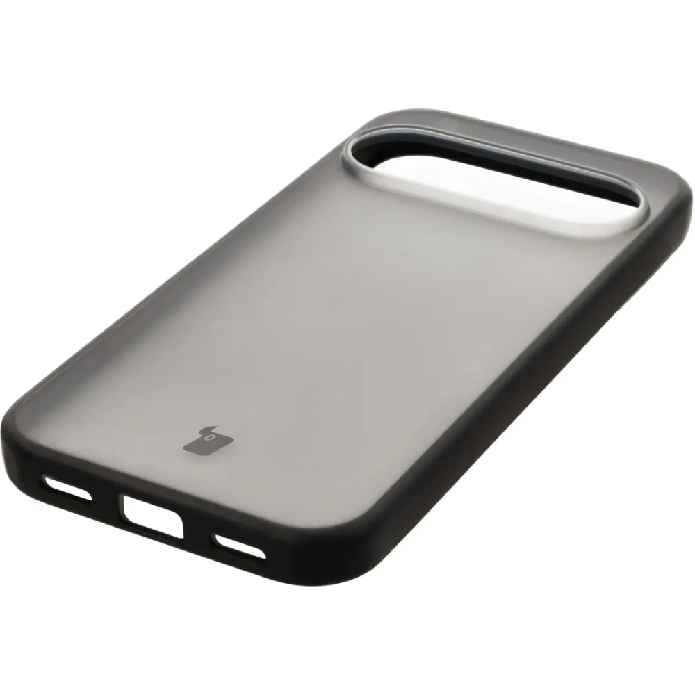 Etui Bizon Case Angelo do Google Pixel 10 / 10 Pro przydymione z czarną ramką