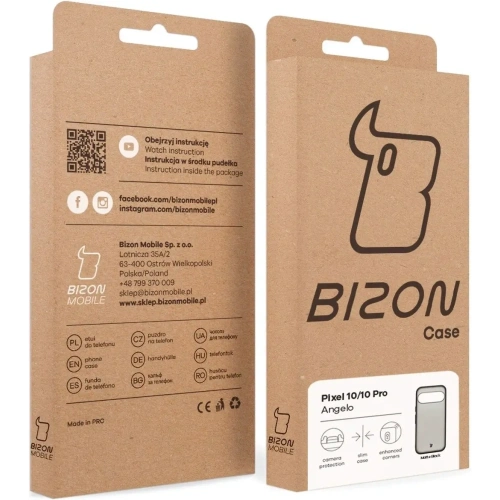 Buy Bizon Case Angelo Google Pixel 10 / 10 Pro smoky with a black frame - BIZ9594 - {ean13} - Home Screen Store Europe