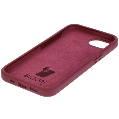 Kup Silikonowe etui Bizon Soft Case do Apple iPhone 16e ciemnofioletowe - BIZ9595 - {ean13} - Sklep Home Screen