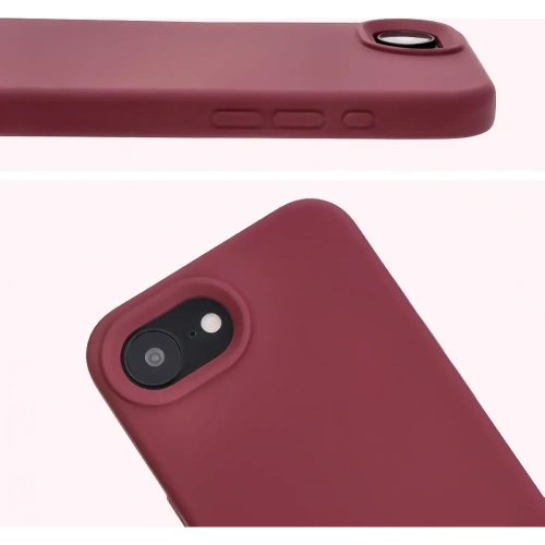 Kup Silikonowe etui Bizon Soft Case do Apple iPhone 16e ciemnofioletowe - BIZ9595 - {ean13} - Sklep Home Screen