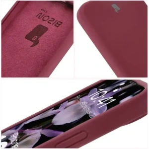 Kup Silikonowe etui Bizon Soft Case do Apple iPhone 16e ciemnofioletowe - BIZ9595 - {ean13} - Sklep Home Screen