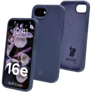 Kup Silikonowe etui Bizon Soft Case do Apple iPhone 16e ciemnoniebieskie - BIZ9596 - {ean13} - Sklep Home Screen