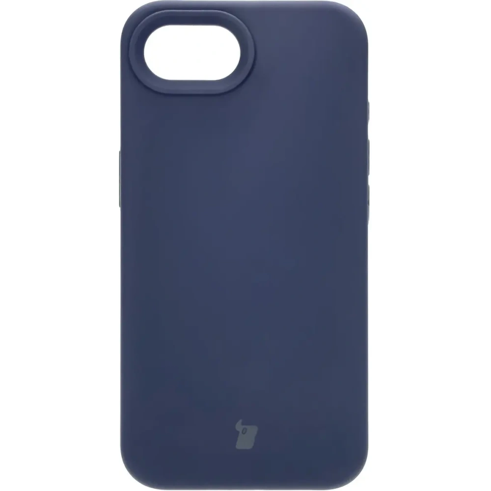 Silikonowe etui Bizon Soft Case do Apple iPhone 16e ciemnoniebieskie