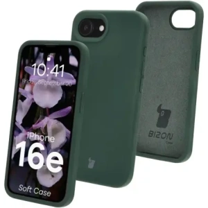 Kup Silikonowe etui Bizon Soft Case do Apple iPhone 16e ciemnozielone - BIZ9597 - {ean13} - Sklep Home Screen