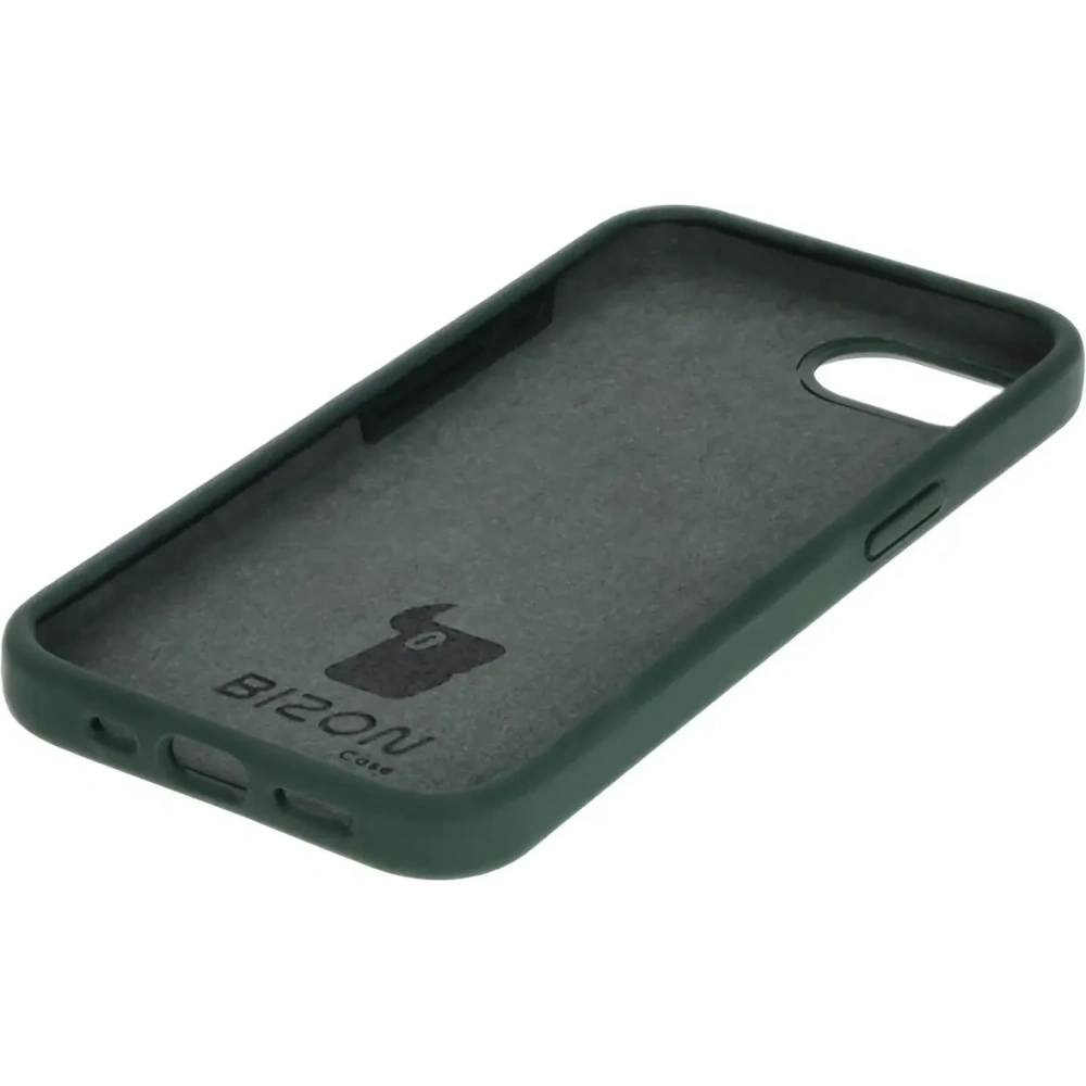 Silikonowe etui Bizon Soft Case do Apple iPhone 16e ciemnozielone