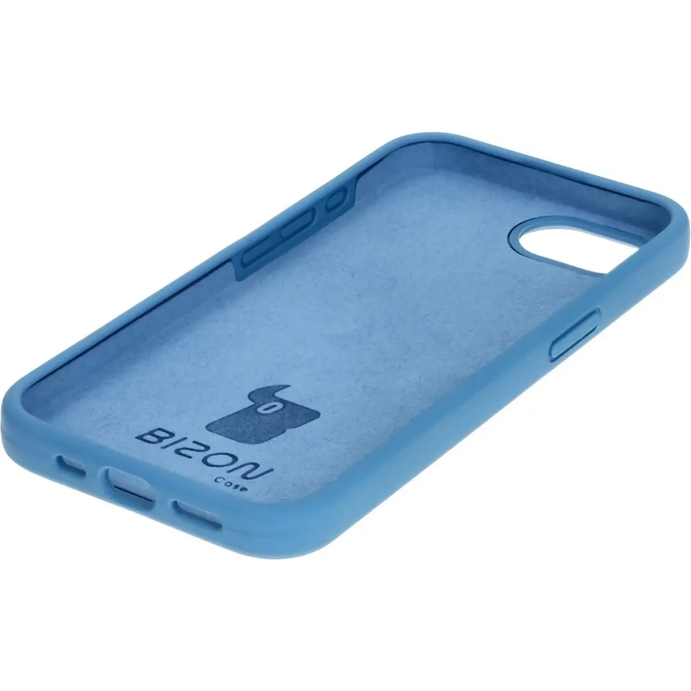 Silikonowe etui Bizon Soft Case do Apple iPhone 16e niebieskie