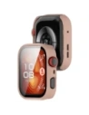 Bizon Case+Üveg Óra Huawei Watch Fit 4 Pro rózsaszín