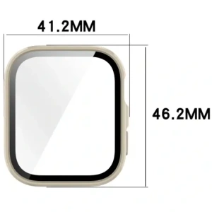 Kup Etui ze szkłem do zegarka Bizon Case+Glass Watch do Huawei Watch Fit 4 beżowe - BIZ9600 - {ean13} - Sklep Home Screen